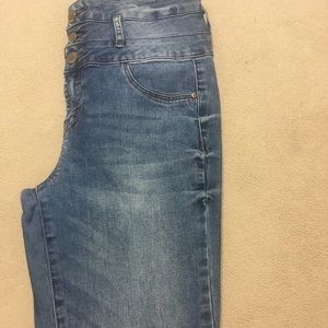 High waisted skinny jeans from Charlotte Russe